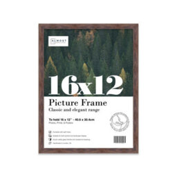 16X12 Walnut Picture Frame (40.6 X 30.5Cm) Poster, Photo, Artwork, Gallery Wall Or Print - thumbnail 1