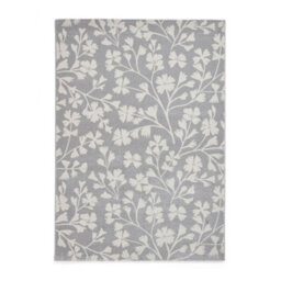Cl - Grace Floral Grey Modern Floral Rug-120Cm X 170Cm - thumbnail 1