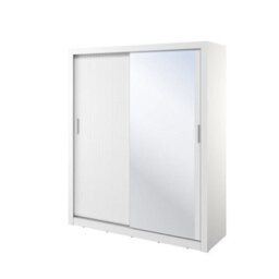 Arte Lux 28 - 2 Sliding 1 Mirror Door Wardrobe In White - W1800mm H2160mm D600mm, Elegant And Functiona - thumbnail 2