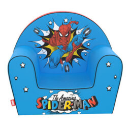 Disney Spider-Man Foam Armchair, Toddler Sofa Chair, Soft Foam Seat, Lightweight & Comfortable (Blue) - thumbnail 1