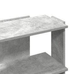 Berkfield Bookcase 3-Tier Concrete Grey 60X30X60 Cm Engineered Wood - thumbnail 7