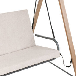 Beliani Patio Swing Bonagia Metal Beige - thumbnail 7