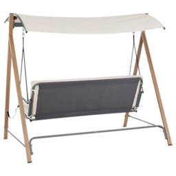 Beliani Patio Swing Bonagia Metal Beige - thumbnail 5