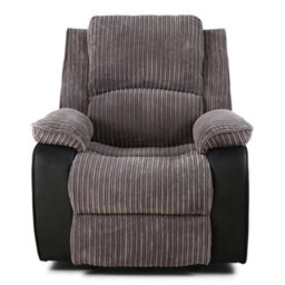 More4Homes Postana Jumbo Cord Fabric Living Room Electric Recliner Chair (Grey) - thumbnail 3