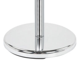 Beliani Silver Freestanding Stainless Steel Coat Stand 175 Cm, Compact 30 X 30 Cm Footprint - thumbnail 5