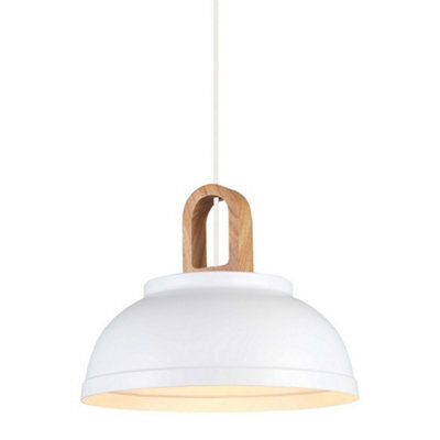Luminosa Lighting Luminosa Modern Hanging Pendant White 1 Light , E27 - image 1