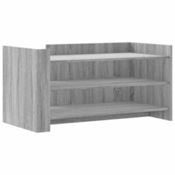 Berkfield Coffee Table Grey Sonoma 100X50X50 Cm Engineered Wood - thumbnail 2
