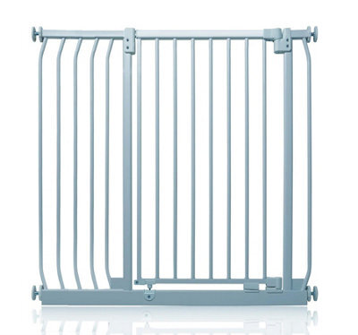 Safetots Extra Tall Elite Safety Gate, 98Cm - 107Cm, Matt Grey, Extra Tall 96.8Cm In Height, Pressure Fit Stair Gate - image 1