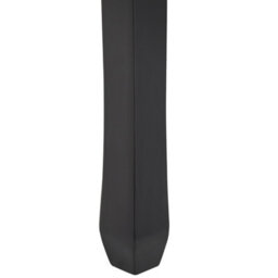Beliani Maison Chic Coffee Table - Black Mdf Top With Pine Cabriole Legs, 80 X 40 X 46 Cm - thumbnail 6