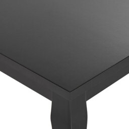 Beliani Maison Chic Coffee Table - Black Mdf Top With Pine Cabriole Legs, 80 X 40 X 46 Cm - thumbnail 5