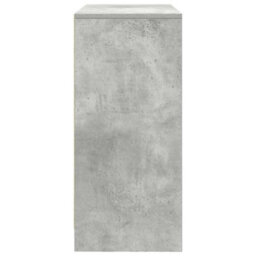 Vidaxl Sideboard With Drawers And Doors Concrete Grey 70.5X34X74.5 Cm - thumbnail 7