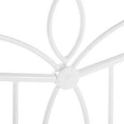 Beliani Bed Metal Antlia 160 X 200 Cm (Eu King Size) White - thumbnail 9