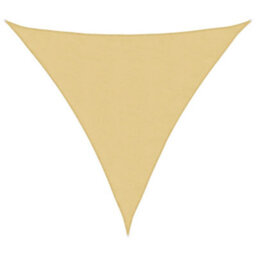 Berkfield Sun Shade Sail Sand 4X4X4 M 100% Polyester Oxford - thumbnail 2