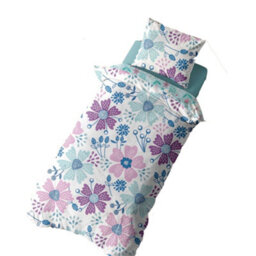 K Collection Rotary Floral Panelled Duvet Set Multicoloured (Single) - thumbnail 2