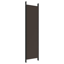 Walplus 5-Panel Room Divider Brown 250X200 Cm Fabric - thumbnail 6