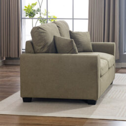 Unknown Lewiston 162Cm Wide 3 Seat Light Pistachio Green Fabric Sofabed - thumbnail 3
