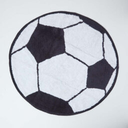 Homescapes Cotton Tufted Football Children Rug, 80 Cm - thumbnail 1