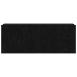 Berkfield Modern Black Oak Tv Stand 80X30X30 Cm Made Of Engineered Wood - thumbnail 7