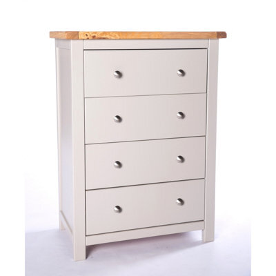 Cabinet Bits Argenta 4 Drawer Chest Of Drawers Chrome Knob - image 1
