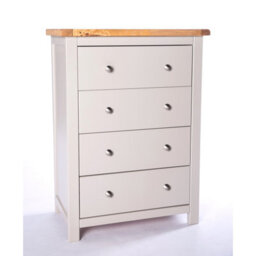 Cabinet Bits Argenta 4 Drawer Chest Of Drawers Chrome Knob - thumbnail 1