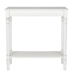 Pacific Lifestyle Victorian White Wood Console Table - thumbnail 1