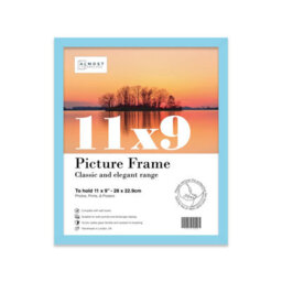 11X9 Light Blue Picture Frame (27.9 X 22.9Cm) Poster, Photo, Artwork, Gallery Wall Or Print - thumbnail 1
