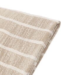 Gallery™ Natural & White Striped Woven Striped Throw (L) 170Cm X (W) 130Cm - thumbnail 9