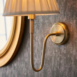 Luminosa Lighting Luminosa Rouen Fitting Only Wall Lamp, Antique Brass Plate - thumbnail 5