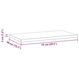 Berkfield Wall Shelves 2 Pcs 75X40X3 Cm Silver Stainless Steel - thumbnail 9