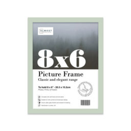 8X6 Mint Green Picture Frame (15.2 X 20.3Cm) Poster, Photo, Artwork, Gallery Wall Or Print - thumbnail 1