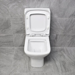 Hydros Modern Bathroom Suite 1700mm Bath Square Style Inc Taps And 550mm Vanity Unit - thumbnail 5