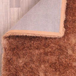 Indigo Beige Plain Shaggy Handmade Luxurious Sparkle Easy To Clean Rug For Dining Room Bed Room And Living Room-80Cm X 150Cm - thumbnail 6