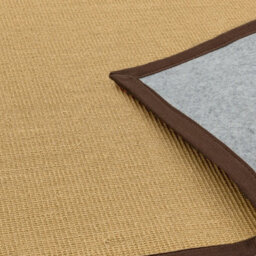 Chocolate Bordered Plain Modern Easy To Clean Rug For Dining Room Bed Room And Living Room-68 X 300Cm (Runner) - thumbnail 5