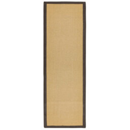 Chocolate Bordered Plain Modern Easy To Clean Rug For Dining Room Bed Room And Living Room-68 X 300Cm (Runner) - thumbnail 7