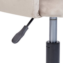 Beliani Desk Chair Sanilac Ii Velvet Taupe - thumbnail 9