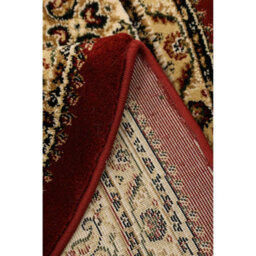 Melrose Classic Traditional Red Vintage Round Rug 133X133Cm - thumbnail 2
