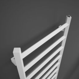Terma Crystal Soft White Towel Warmer (W)500mm X (H)1200mm - thumbnail 2