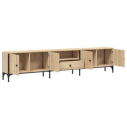 Berkfield Tv Cabinet With Drawer Sonoma Oak 200X25X44 Cm Engineered Wood - thumbnail 5