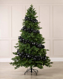Werchristmas Black Christmas Bauble Garland 9 Ft Decoration - thumbnail 2