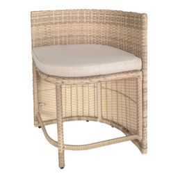 GoodHome Elos Beige Rattan Effect 4 Seater Dining Set - thumbnail 7