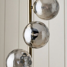 Pagazzi Lighting Pagazzi Tamara 3-Light Antique Brass Floor Lamp - thumbnail 4