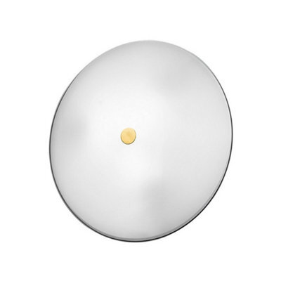 Luminosa Lighting Luminosa Centro Designer Glass Simple Flush Ceiling Light Antique Brass, 3X E27 - image 1