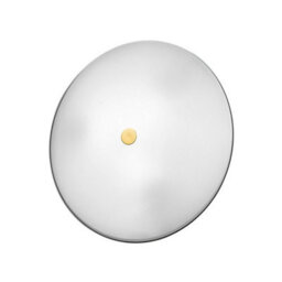 Luminosa Lighting Luminosa Centro Designer Glass Simple Flush Ceiling Light Antique Brass, 3X E27 - thumbnail 1