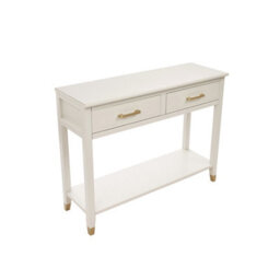 Cabinet Bits Palazzi 2 Drawer Console Table White - thumbnail 5