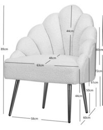 Nordlys Black Velvet And Metal Lounge Chair Vintage Style Living Room - thumbnail 6