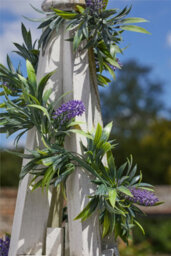 Smart Garden Artificial Lavender Garland Realistic Foliage Wedding Decoration - thumbnail 3