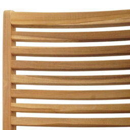 Walplus Garden Chair 6 Pcs Brown 52 X 64.5 X 108 Cm Solid Teak Wood - thumbnail 9