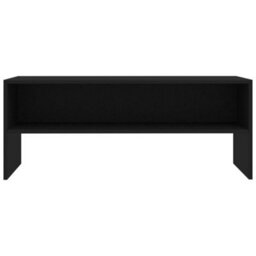 Walplus Tv Cabinet Black 100X40X40 Cm Engineered Wood - thumbnail 4