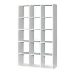 Wyld Haus Shanghai Matt White 3X5 Tall Cube Storage Unit - thumbnail 4
