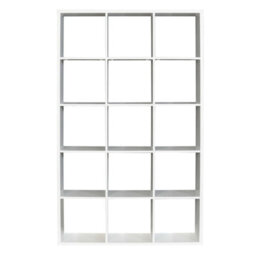 Wyld Haus Shanghai Matt White 3X5 Tall Cube Storage Unit - thumbnail 3